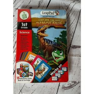 Leapfrog LeapPad Leap and The Lost Dinosaur 1st Grade Book & Cartridge